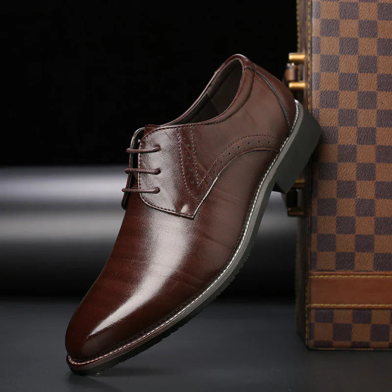 R&B | Schuhe Anzugschuhe Aus Leder Klassische Passform Brogue Details Schnürung