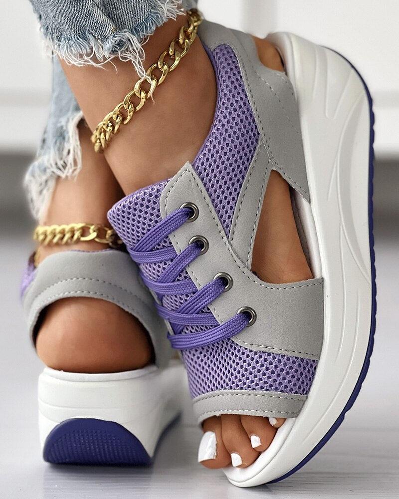 R&B | Sommerliche, Grobe Sandalen