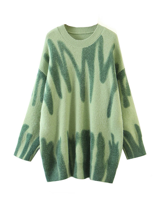 R&B | Damen Gestreifter Strickpullover
