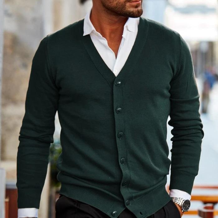 R&B | Klassische Herrenstrickjacke