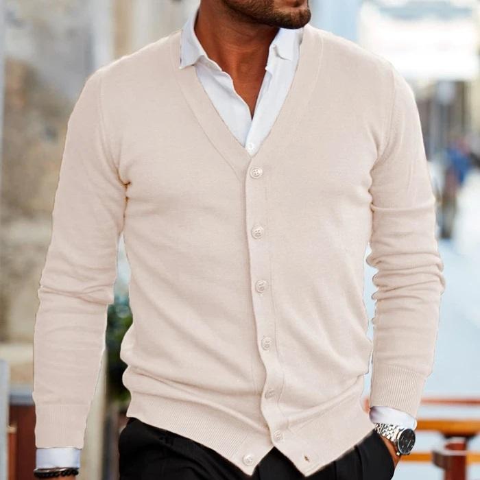 R&B | Klassische Herrenstrickjacke