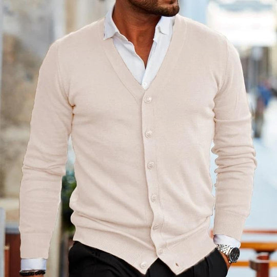 R&B | Klassische Herrenstrickjacke