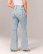 EB - Figurformende Bootcut-Jeans