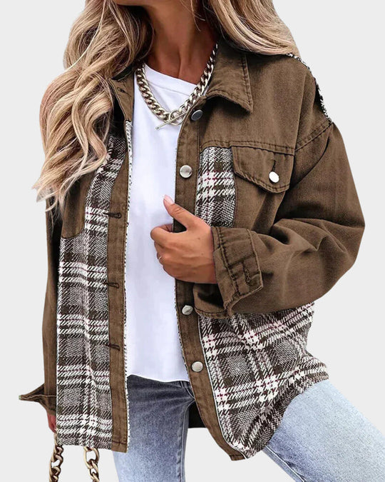 R&B | Damen-Denimjacke mit modernem Chic