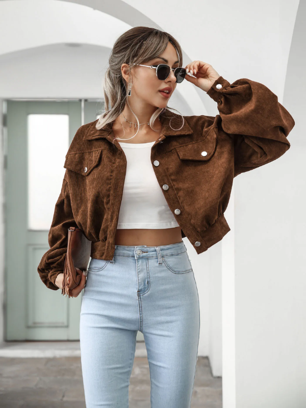 R&B | Cropped Bomberjacke - Lässig & Stilvoll