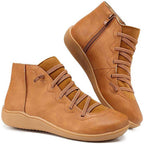 Damen Stiefeletten Modische Synthetikleder Schwarz Elegant Bequem R&B