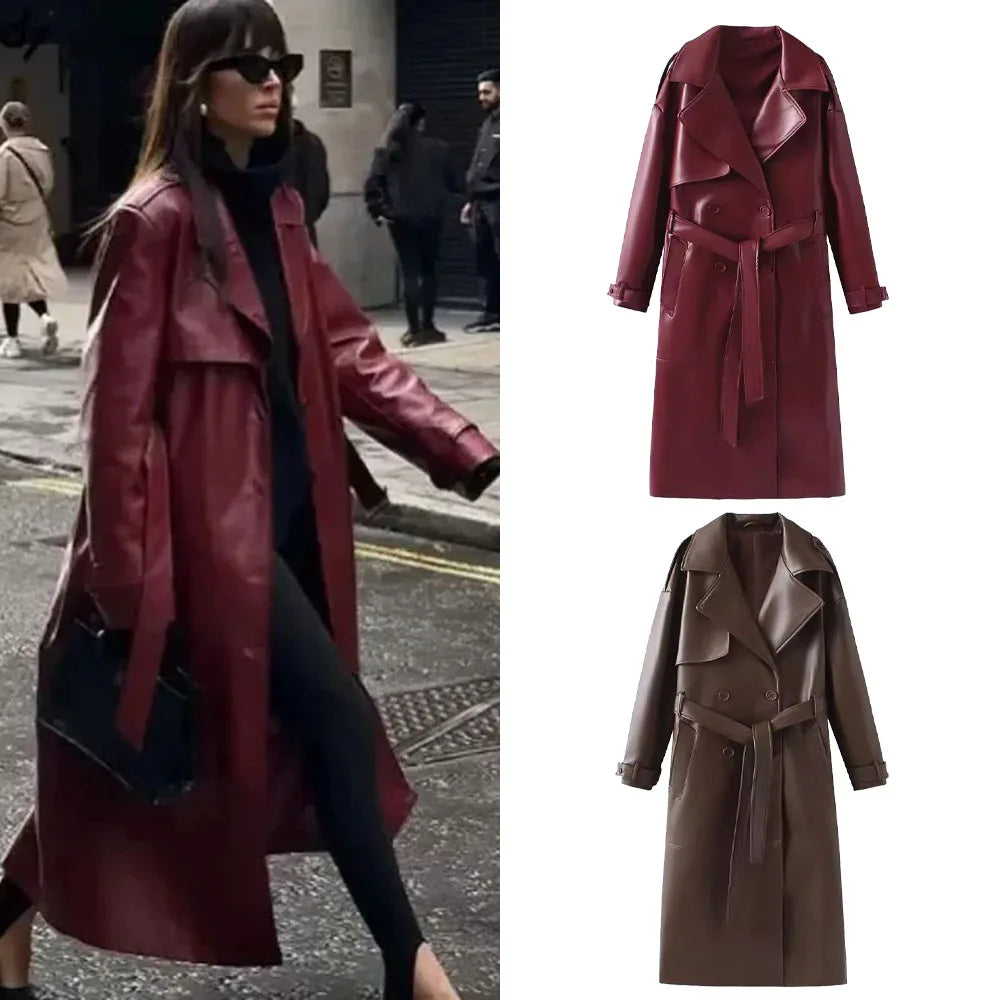 R&B | Stilvolle Vegane Leder Damenjacke