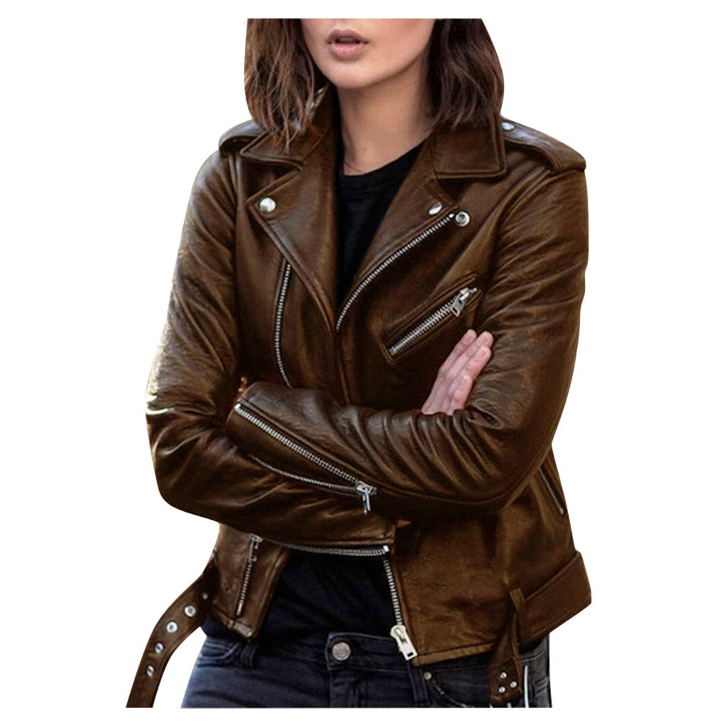 R&B | Bikerjacke für Damen mit Reißverschluss