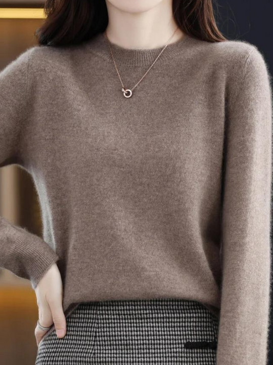 R&B | Pullover - Stylischer weicher Langarm-Strickpullover
