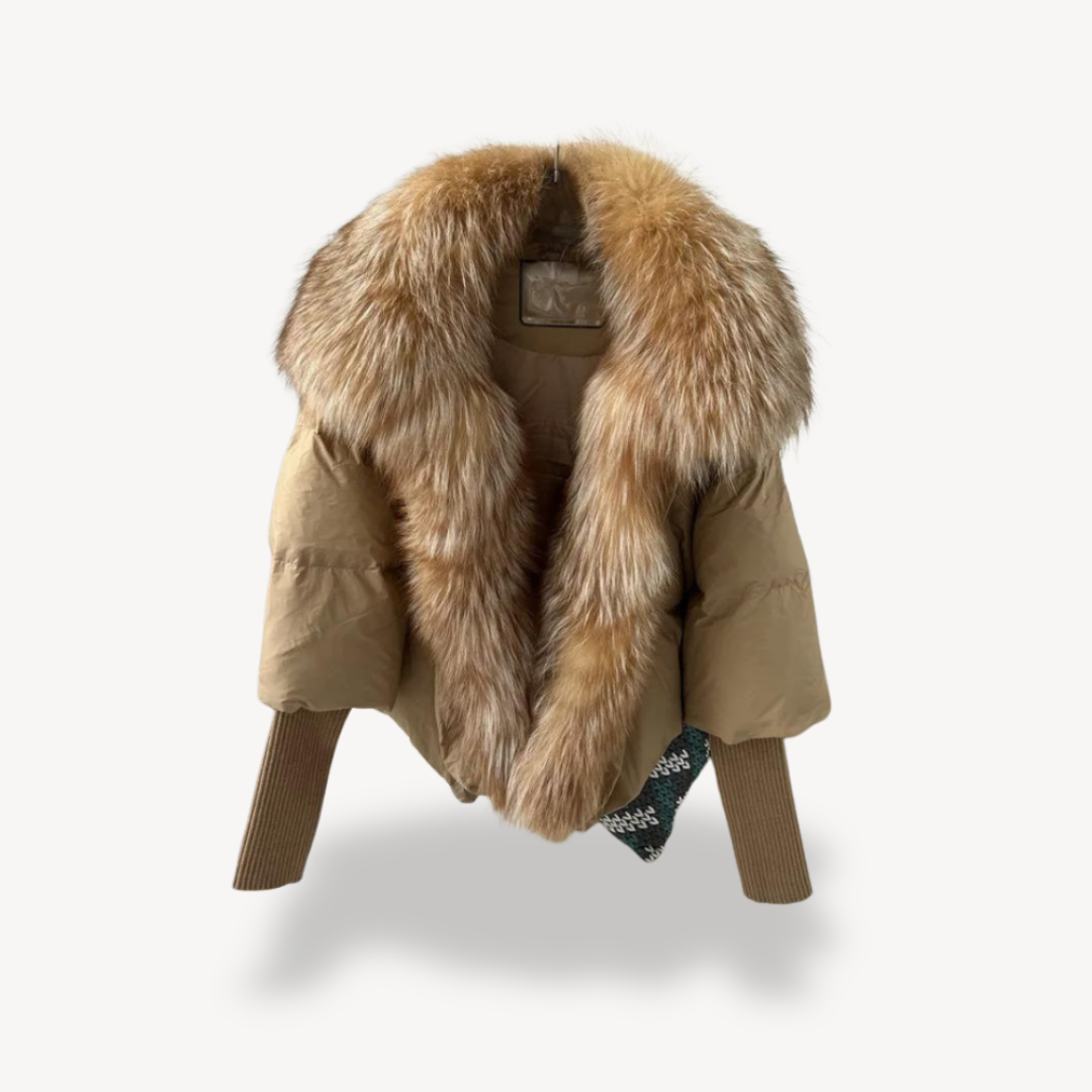 R&B | Damen Kunstpelz Pufferjacke