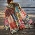 R&B | Kariertes Cardigan Pullover