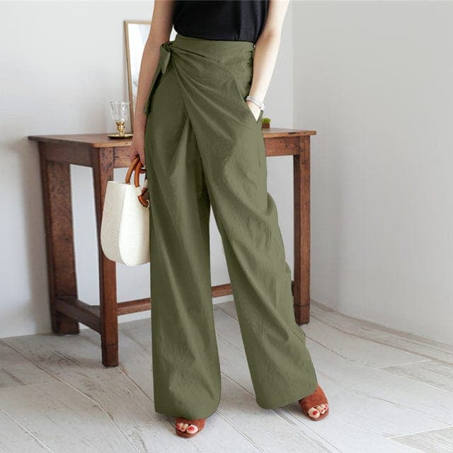 R&B | Trendy Hohe Taillen Wickelhose