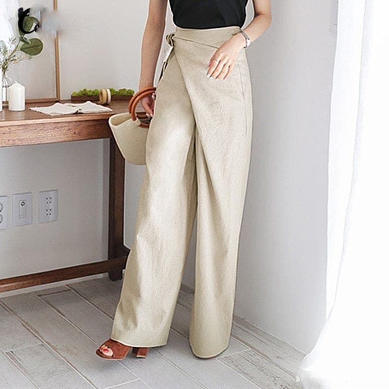 R&B | Trendy Hohe Taillen Wickelhose