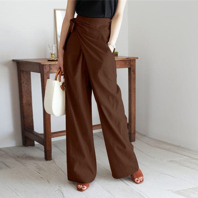 R&B | Trendy Hohe Taillen Wickelhose