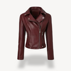 R&B | Fake-Leder Bikerjacke für Frauen