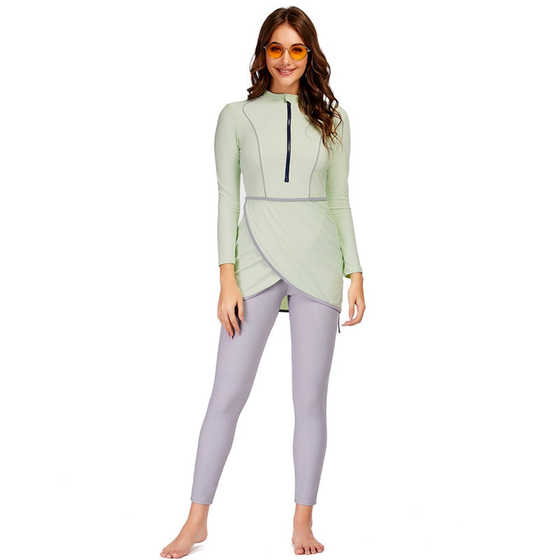 R&B | 3 Teile Set Halal Bademode Badeanzug Burkini Badeoutfit