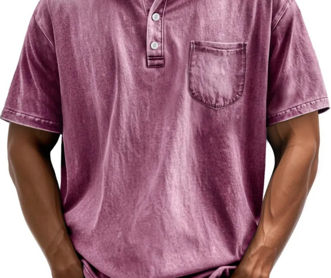 R&B | Button-Down-Hemd mit Revers