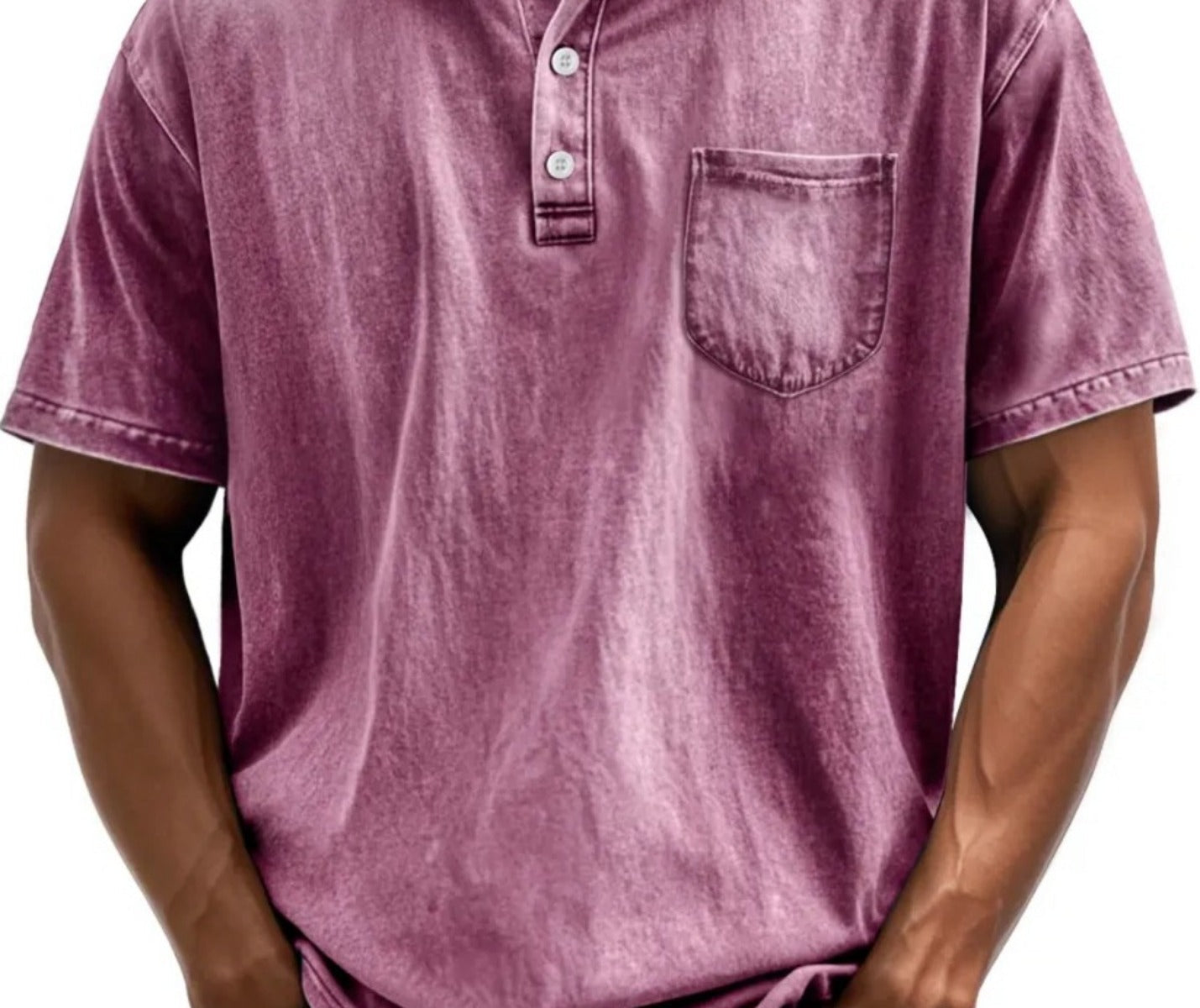 R&B | Button-Down-Hemd mit Revers