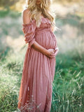 R&B | Boho Chic: Umstandsmode Boot Hals Ranken Kleid
