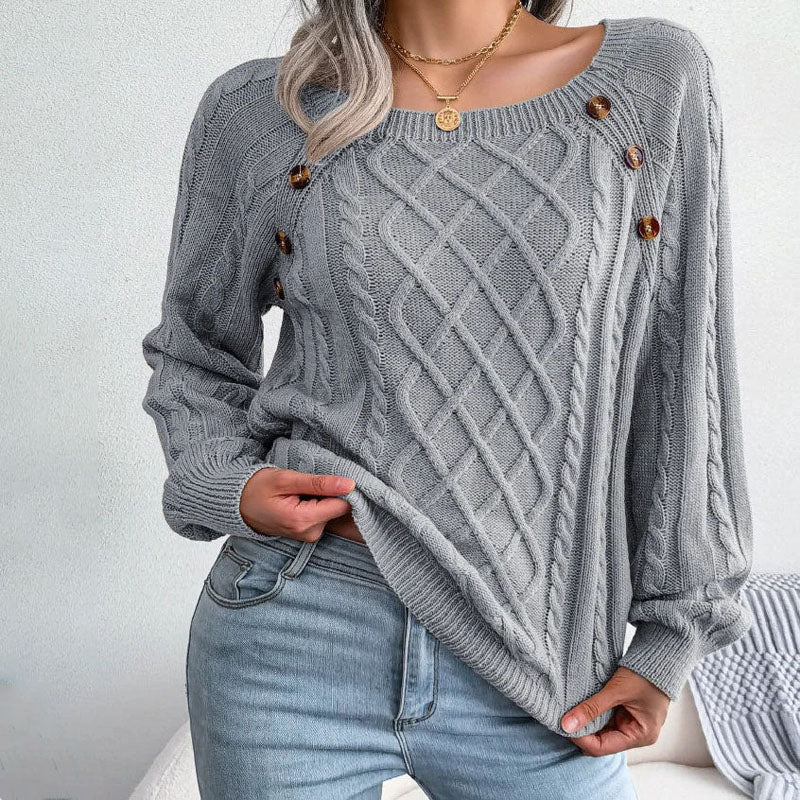 R&B | Zopfmuster Pullover mit Strukturmuster