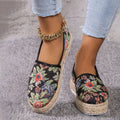 Vintage Plattform Slip-On Schuhe R&B