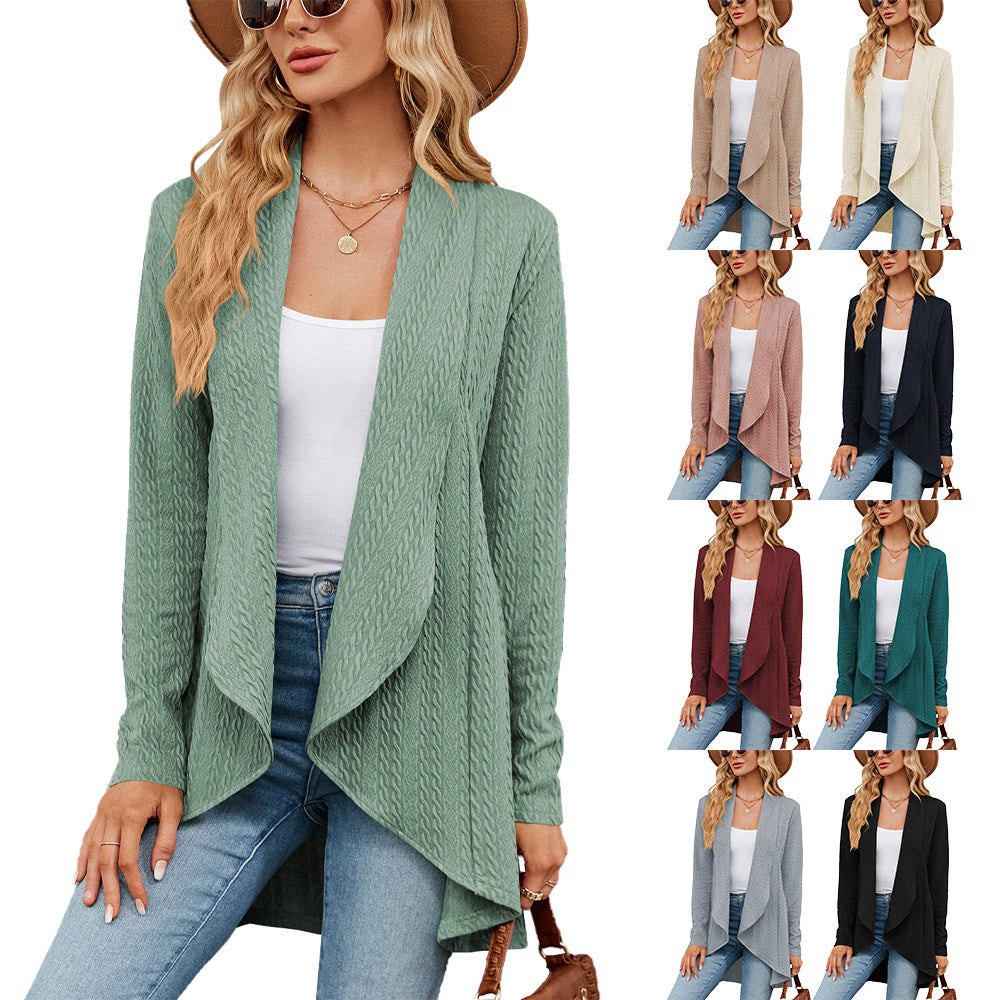 R&B | Langärmelige Jacke für Damen in Uni Farbe