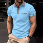 R&B | Farblich passendes POLO-Shirt mit Knöpfen