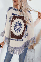 R&B | Strickpullover mit Quasten-Saum