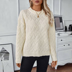 R&B | Einfarbiger Pullover Mit Weichem Stoff