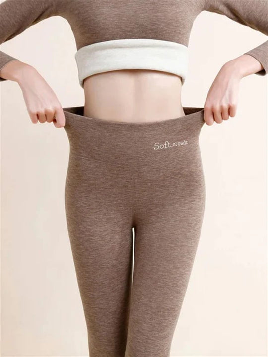 R&B | Damen Winterhose Fleece - Warme Leggings mit Formungseffekt