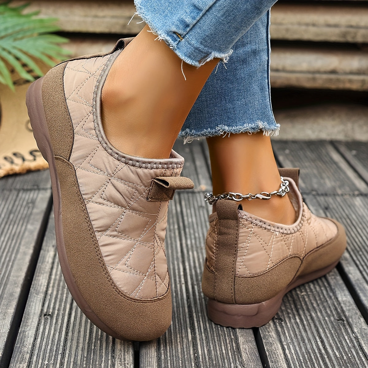 Bequeme Winterstiefel für Damen zum Hineinschlüpfen R&B R&B