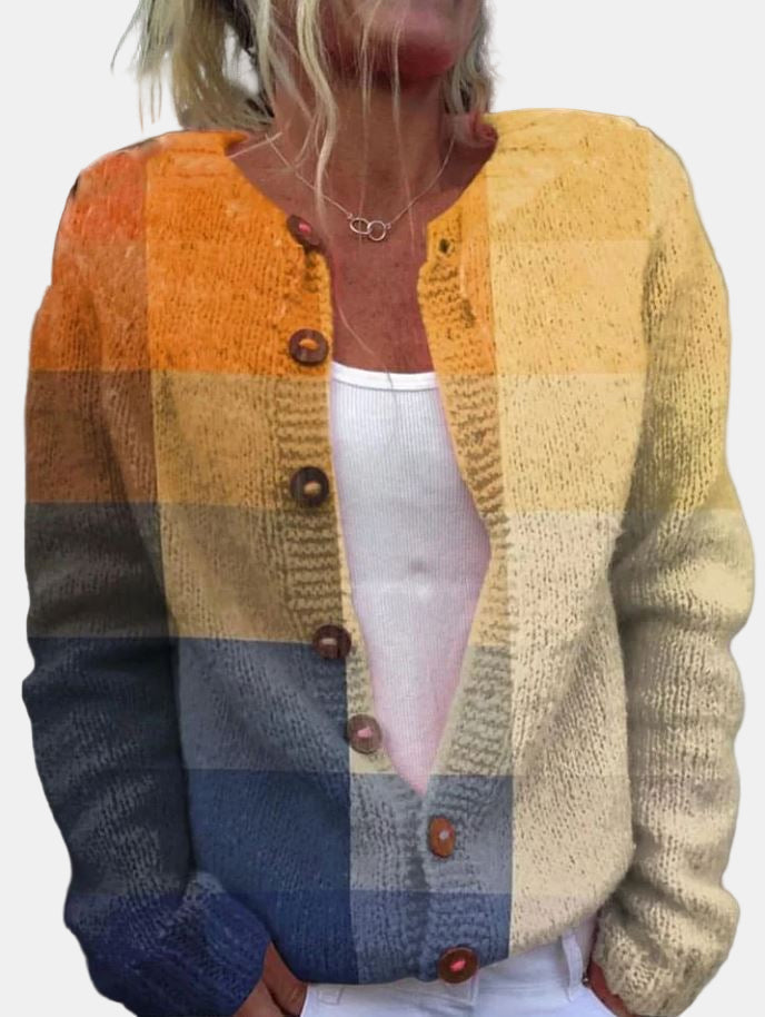 R&B | Farbblock Cardigan