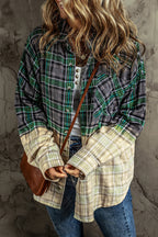 R&B | Patchwork Cam Jacket in Checkered Cotton Blend Trendy und Unique