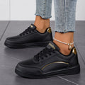 R&B | Damen Sneaker In Einfarbiger Ausführung mit Schnürsenkeln und Weicher Sohle