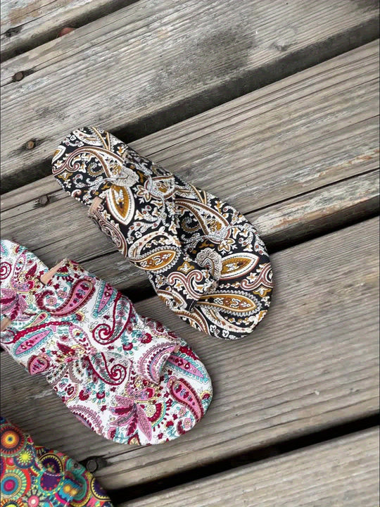 R&B | Florale Flip Flops für Frauen