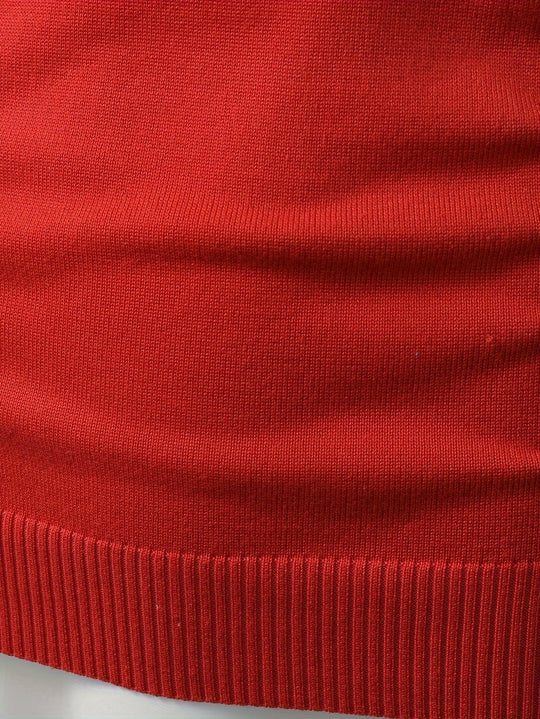 R&B | Weihnachtsstrickjacke mit Rentiermotiv Baumwolle Festlich