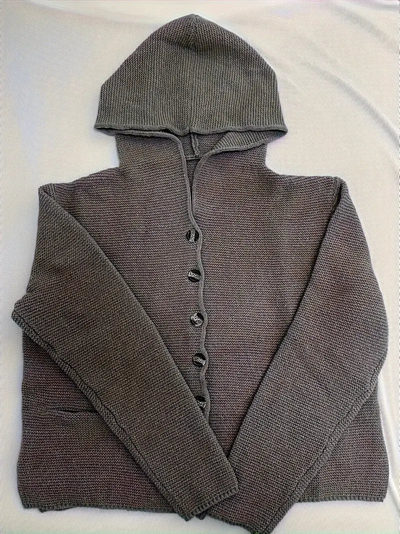 R&B | Modische Strickjacke mit Knopfleiste