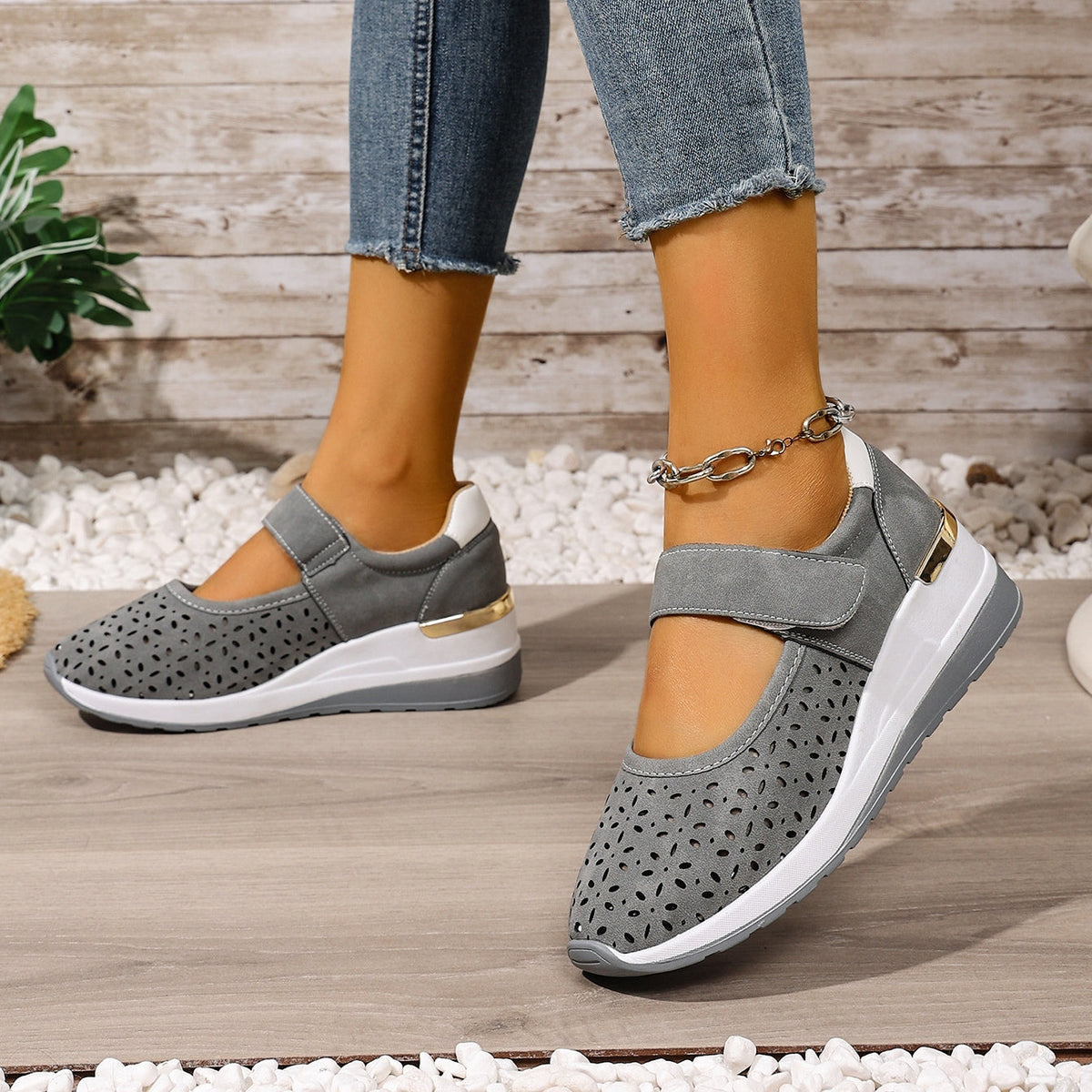 stilvolle orthopädische Turnschuhe mit atmungsaktivem Design R&B R&B