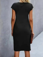 R&B | Bequemes Kleid mit Rundhalsausschnitt für Frauen