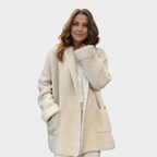 R&B | gestrickter Woll-Cardigan-Pullover