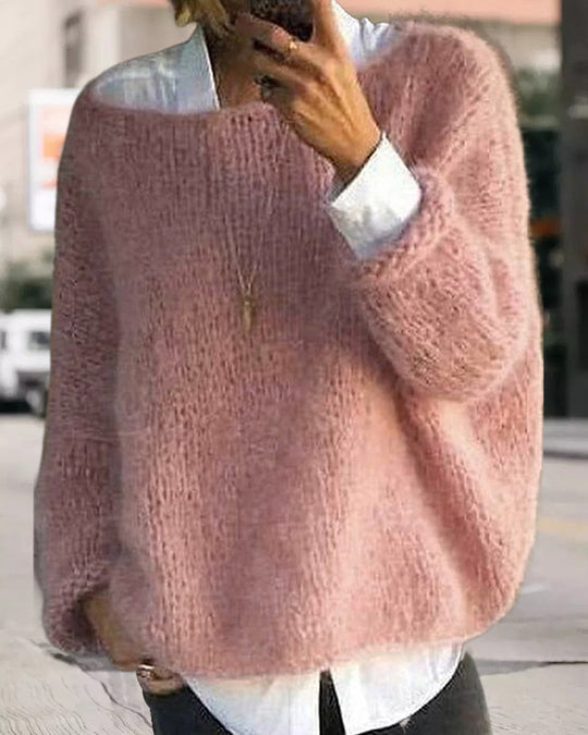 R&B | Pullover mit Farbdetail Am Nacken