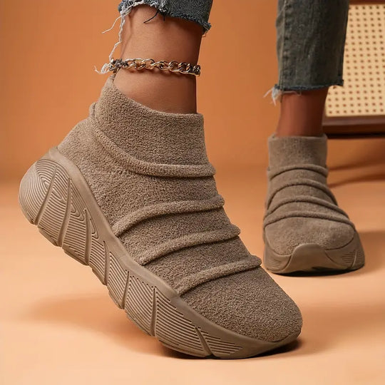Gemütliche Plüsch-Laufschuhe für Frauen R&B