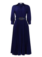 R&B | Women 's solide Farbe große Größe Kleid