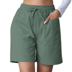 R&B | Große Shorts mit hoher Taille und weitem Bein