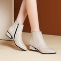 R&B | Damen Chunky Niedrige Absatz Stiefeletten