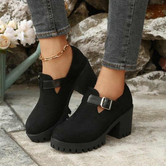 Modische Ankle Boots mit Blockabsatz R&B R&B