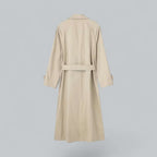 R&B | Eleganter doppelt gefütterter Damen-Trenchcoat mit Gürtel
