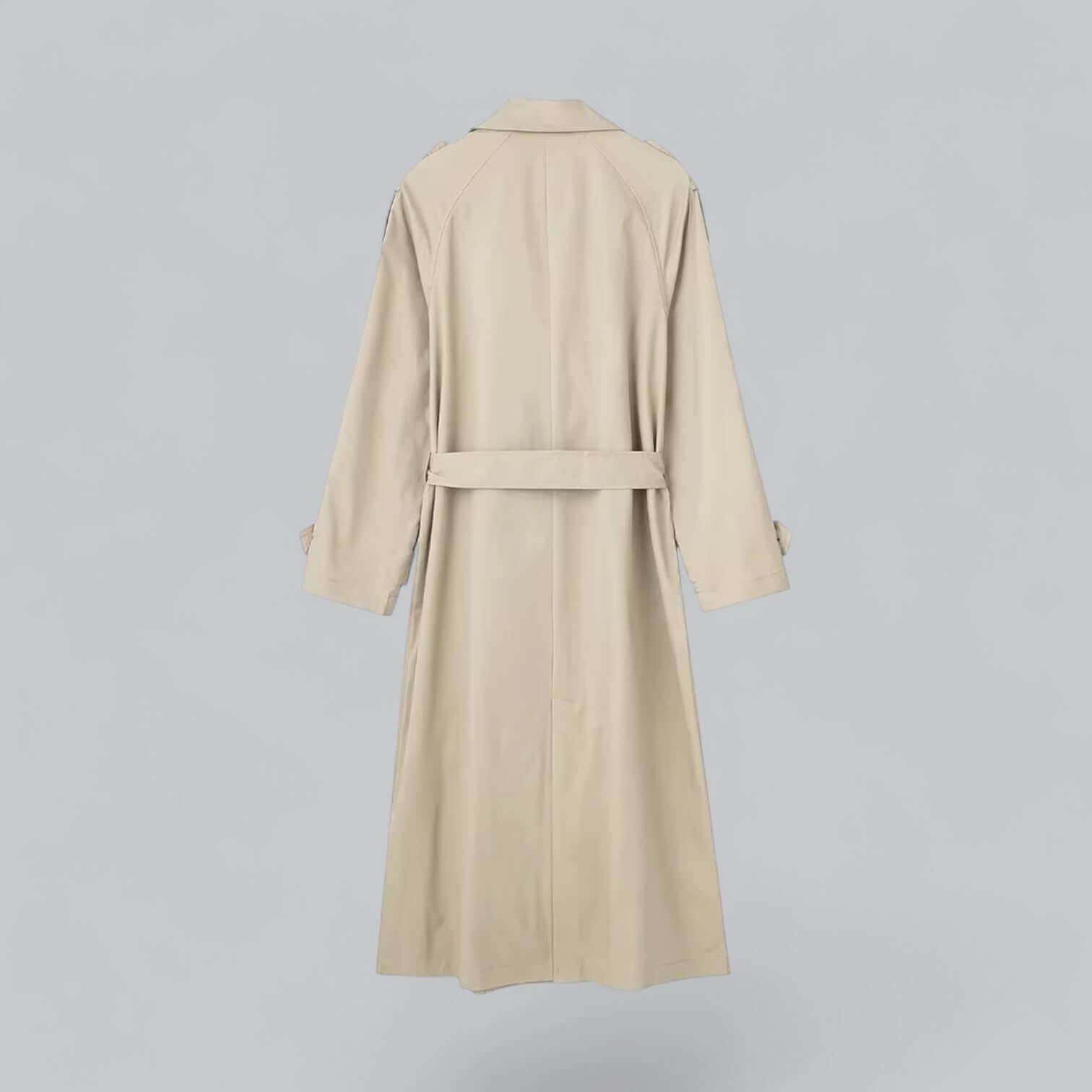 R&B | Eleganter doppelt gefütterter Damen-Trenchcoat mit Gürtel