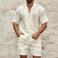 R&B | Set Herren Sommer mit Hemd und Shorts