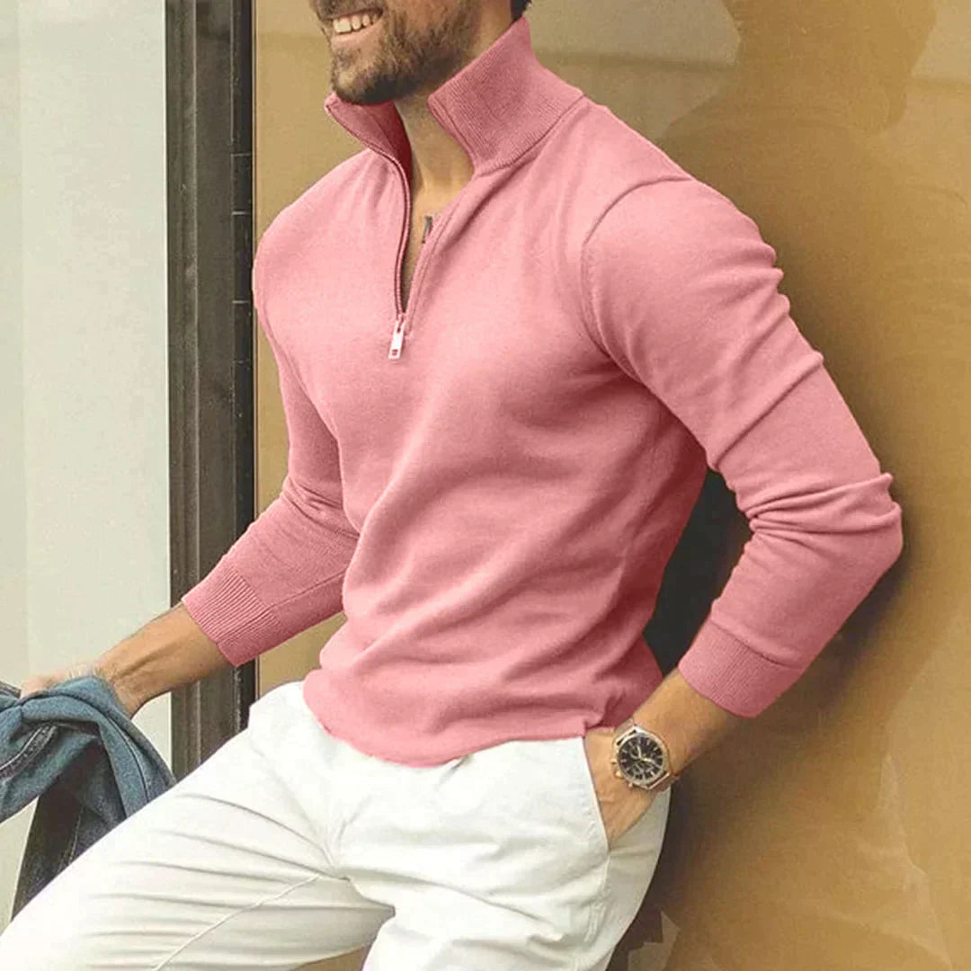 R&B | Wool Zip Pullover für Männer